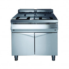 MGF-920 GAS FRYER WITH STAND; DOUBLE WELL 2 X  20 LT