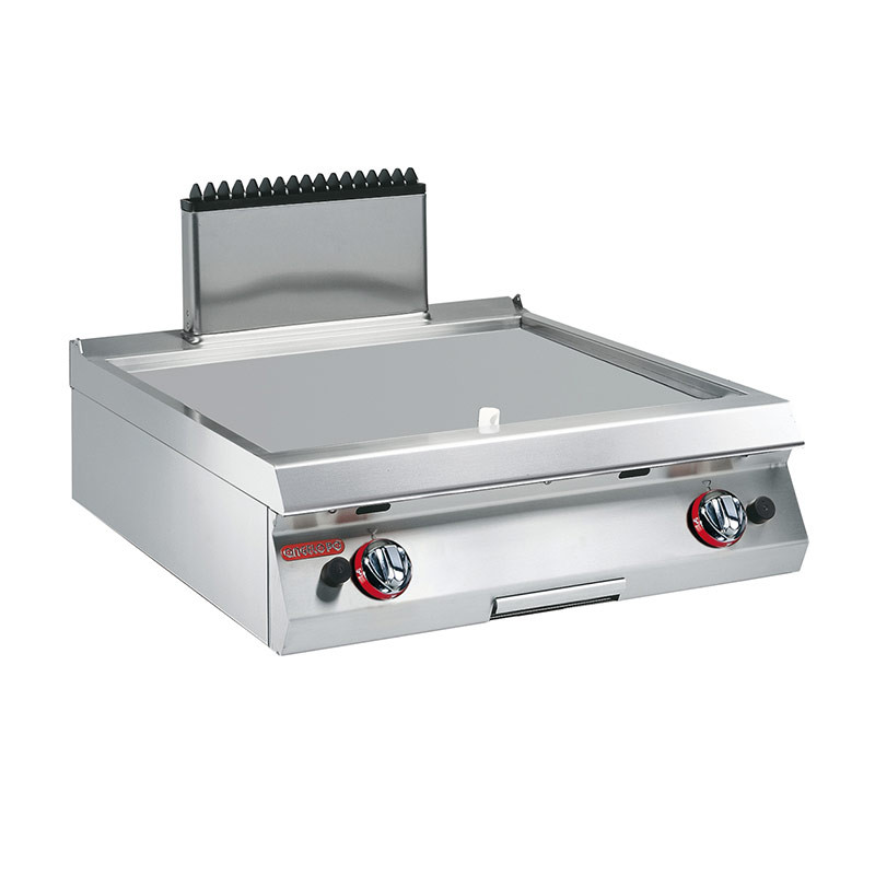 1G0FT1G COUNTER TOP SMOOTH PLATE GAS GRIDDLE, 70 CM