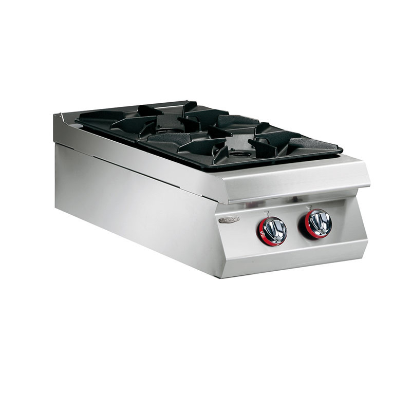 090FAA GAS COUNTER TOP BOILING TABLE, TWO BURNERS