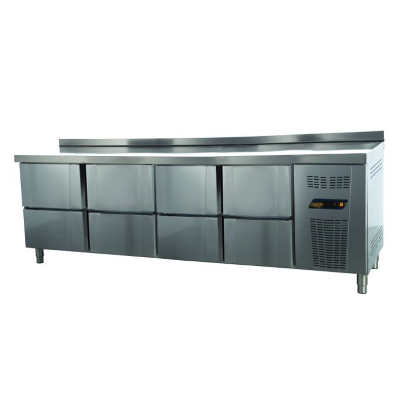 TPS-64-8D COUNTER TYPE SNACK REFRIGERATOR  - 8 DRAWERS