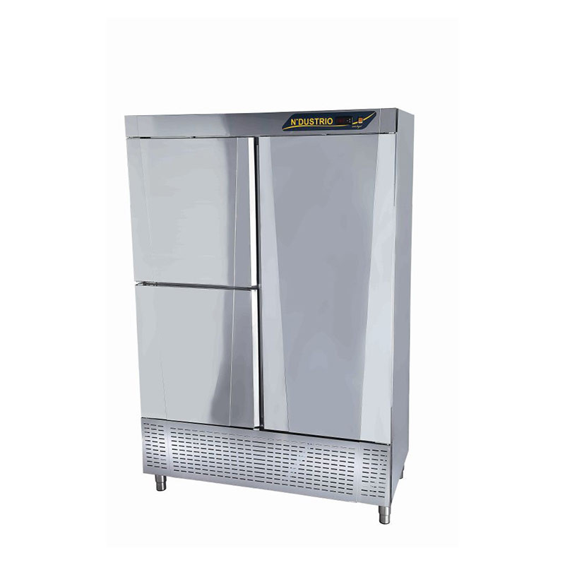 CPS-203-UC UPRIGHT SNACK REFRIGERATOR - 1 FULL 2 HALF DOORS, COMPRESSOR UP