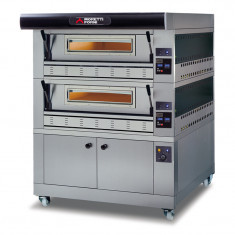 P110GC/3A FOUR À PIZZA / PÂTISSERIE GAZ À COMMANDE ÉLECTRIQUE AVEC 3 CHAMBRES DE CUISSON